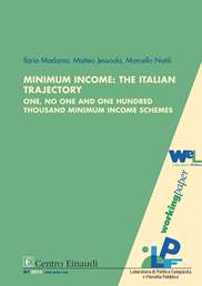 Copertina di Minimum Income: The Italian Trajectory